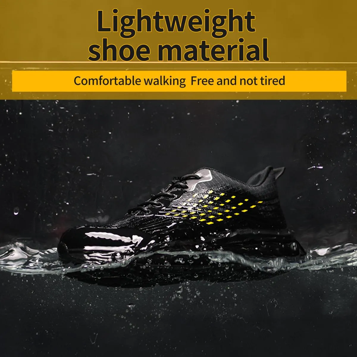 Nuove scarpe antinfortunistiche con cuscino d'aria Scarpe da ginnastica con punta in acciaio Stivali antinfortunistici a prova d