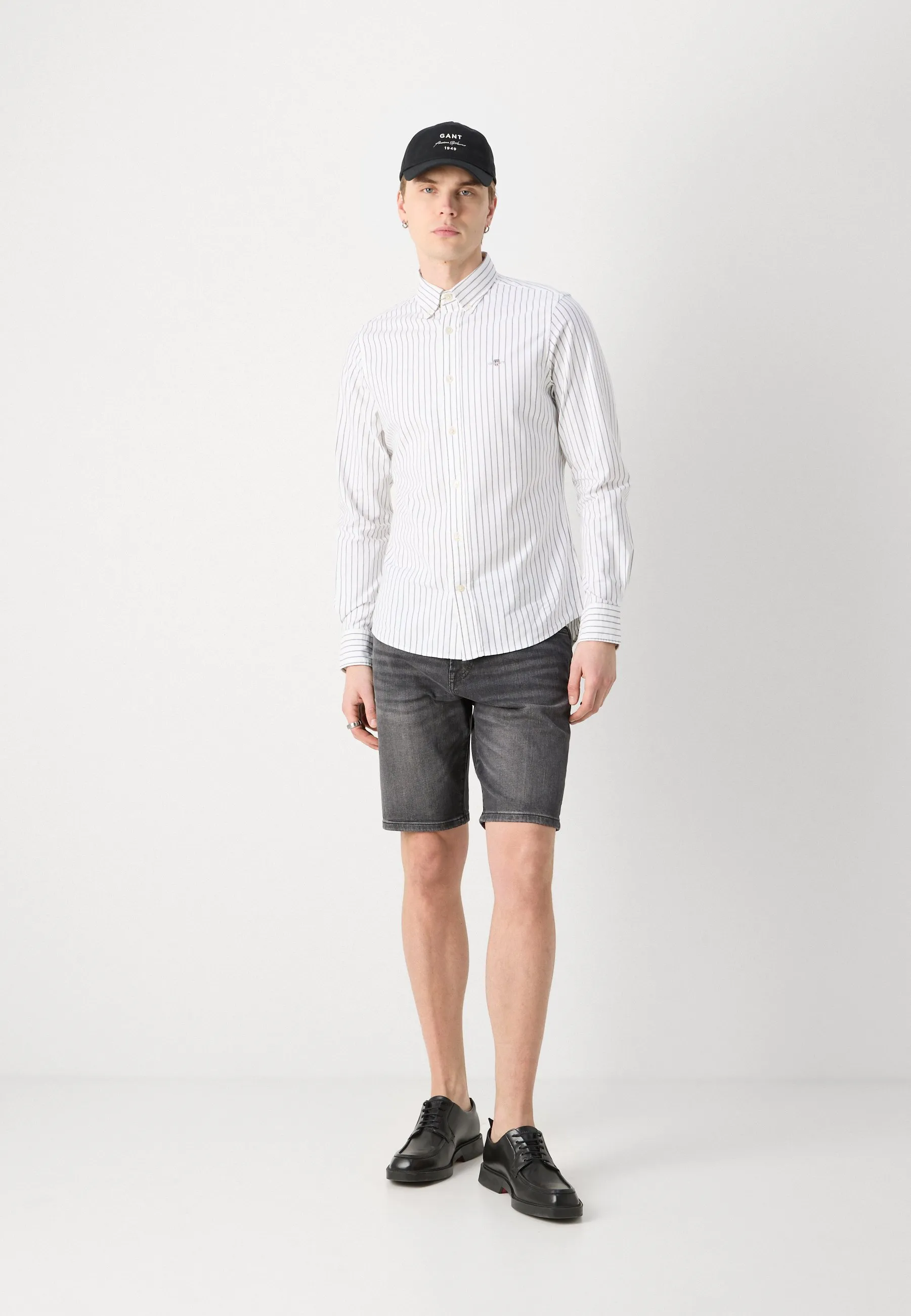 OXFORD STRETCH STRIPE - Camicia