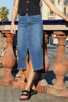Threadbare Denim - Gonna midi